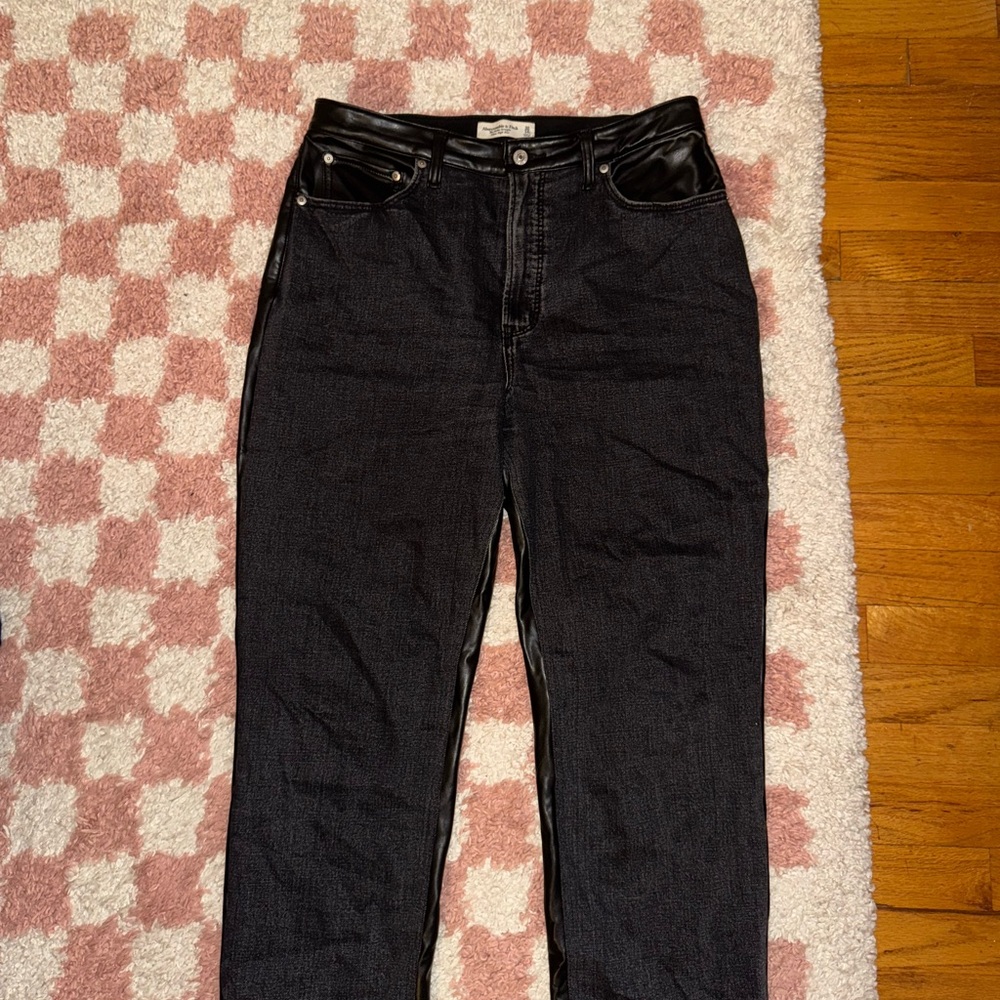 Abercrombie & Fitch Mixed Media Pants
